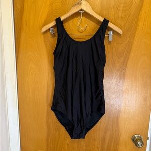 Black One-Piece Swimsuit